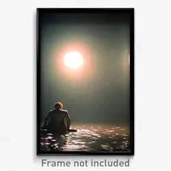 Pixel Art Poster - Rubbery Desolation (8 Bit Psychedelic Video Game Print)