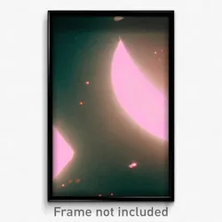 Pixel Art Poster - Sentimental Outer Space (8 Bit Psychedelic Video Game Print)