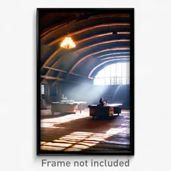 Pixel Art Poster - Large Den (8 Bit Psychedelic Trippy Weird Video Game Print)