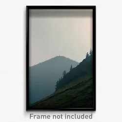 Pixel Art Poster - Dreary Ridge (8 Bit Psychedelic Trippy Video Game Print)