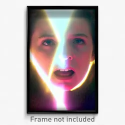 Pixel Art Poster - Active Face (8 Bit Psychedelic Trippy Weird Video Game Print)