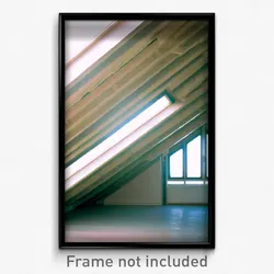 Pixel Art Poster - Empty Attic (8 Bit Psychedelic Trippy Weird Video Game Print)
