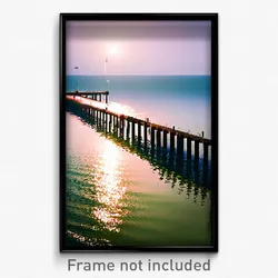 Pixel Art Poster - Superb Jetty (8 Bit Psychedelic Trippy Video Game Print)