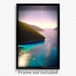 Pixel Art Poster - Pristine Bay (8 Bit Psychedelic Trippy Video Game Print)