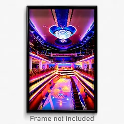 Pixel Art Poster - Spectacular Cruise (8 Bit Psychedelic Video Game Print)