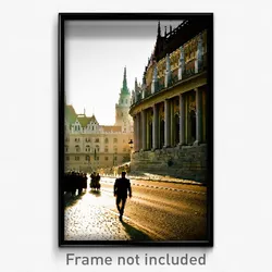Pixel Art Poster - Old Budapest (8 Bit Psychedelic Trippy Video Game Print)