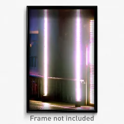 Pixel Art Poster - Infamous Corner (8 Bit Psychedelic Trippy Video Game Print)