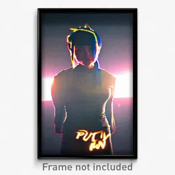 Pixel Art Poster - Pretty Turn (8 Bit Psychedelic Trippy Weird Video Game Print)