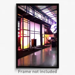 Pixel Art Poster - Unique Movie Studio (8 Bit Psychedelic Video Game Print)