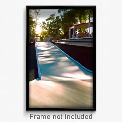 Pixel Art Poster - Admired Ramp (8 Bit Psychedelic Trippy Video Game Print)