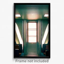 Pixel Art Poster - Rectangular Seat (8 Bit Psychedelic Trippy Video Game Print)