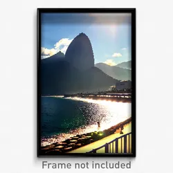 Pixel Art Poster - International Rio De Janeiro (8 Bit Video Game Print)