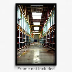 Pixel Art Poster - Abandoned Aisle (8 Bit Psychedelic Trippy Video Game Print)