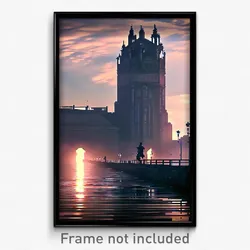 Pixel Art Poster - Grand Staith (8 Bit Psychedelic Trippy Video Game Print)