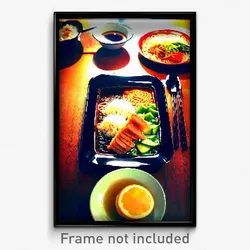 Pixel Art Poster - Massive Ramen (8 Bit Psychedelic Trippy Video Game Print)