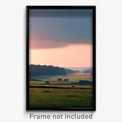 Pixel Art Poster - Ordinary Downland (8 Bit Psychedelic Trippy Video Game Print)