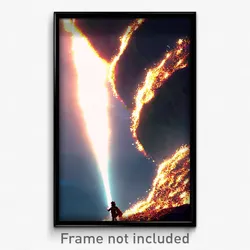 Pixel Art Poster - Brisk Fissure (8 Bit Psychedelic Trippy Video Game Print)
