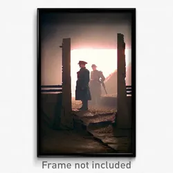 Pixel Art Poster - Unknown Trench (8 Bit Psychedelic Trippy Video Game Print)