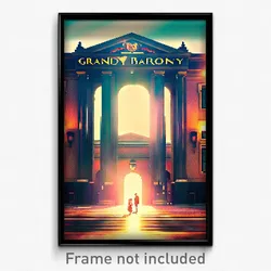 Pixel Art Poster - Grand Barony (8 Bit Psychedelic Trippy Video Game Print)