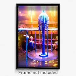 Pixel Art Poster - Pure Watering Hole (8 Bit Psychedelic Video Game Print)