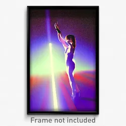 Pixel Art Poster - Impeccable Domain (8 Bit Psychedelic Trippy Video Game Print)