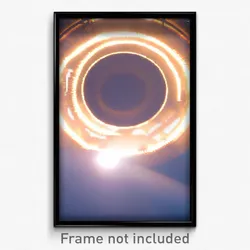 Pixel Art Poster - Voluminous Aperture (8 Bit Psychedelic Video Game Print)