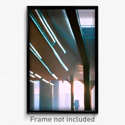 Pixel Art Poster - All Over The Place Overhang (8 Bit Video Game Print)