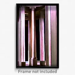 Pixel Art Poster - Well Made Pillar (8 Bit Psychedelic Trippy Video Game Print)