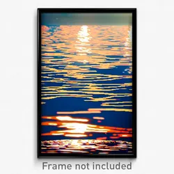 Pixel Art Poster - Reflecting Shoals (8 Bit Psychedelic Trippy Video Game Print)