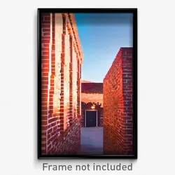 Pixel Art Poster - Treasured Brickyard (8 Bit Psychedelic Video Game Print)
