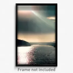 Pixel Art Poster - Grandiose Reservoir (8 Bit Psychedelic Video Game Print)