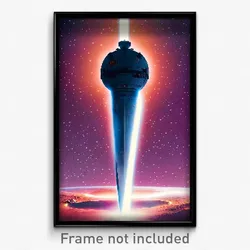 Pixel Art Poster - Major Mars (8 Bit Psychedelic Trippy Weird Video Game Print)