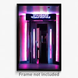 Pixel Art Poster - Standard Vestibule (8 Bit Psychedelic Video Game Print)