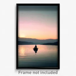 Pixel Art Poster - Calm Way (8 Bit Psychedelic Trippy Weird Video Game Print)