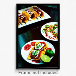 Pixel Art Poster - Sweet Enchiladas (8 Bit Psychedelic Trippy Video Game Print)
