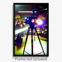 Pixel Art Poster - Imaginative Movie Studio (8 Bit Psychedelic Video Game Print)