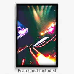 Pixel Art Poster - Distorted Movie Festival (8 Bit Psychedelic Video Game Print)