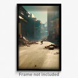 Pixel Art Poster - Ordinary Earthquake (8 Bit Psychedelic Video Game Print)
