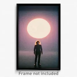Pixel Art Poster - Outrageous Bight (8 Bit Psychedelic Trippy Video Game Print)