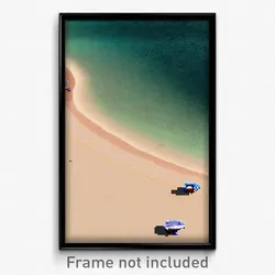 Pixel Art Poster - Spotted Beach (8 Bit Psychedelic Trippy Video Game Print)