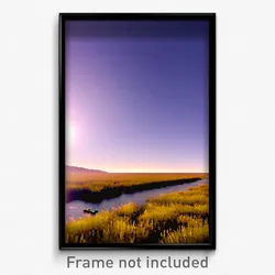 Pixel Art Poster - Remote Flood Plain (8 Bit Psychedelic Video Game Print)