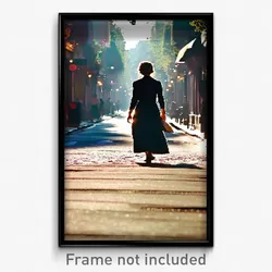 Pixel Art Poster - Beloved Street (8 Bit Psychedelic Trippy Video Game Print)