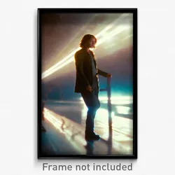 Pixel Art Poster - Energetic Desolation (8 Bit Psychedelic Video Game Print)