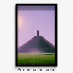 Pixel Art Poster - Muted Motte (8 Bit Psychedelic Trippy Weird Video Game Print)