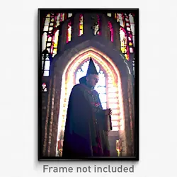 Pixel Art Poster - Zealous Nunnery (8 Bit Psychedelic Trippy Video Game Print)