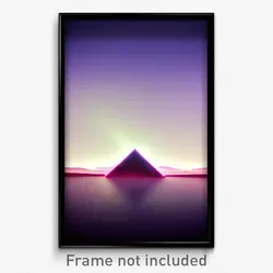 Pixel Art Poster - Drab Delta (8 Bit Psychedelic Trippy Weird Video Game Print)