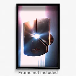 Pixel Art Poster - Metallic Claim (8 Bit Psychedelic Trippy Video Game Print)