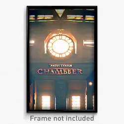 Pixel Art Poster - Famous Chamber (8 Bit Psychedelic Trippy Video Game Print)