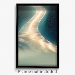 Pixel Art Poster - Wavy Trail (8 Bit Psychedelic Trippy Weird Video Game Print)