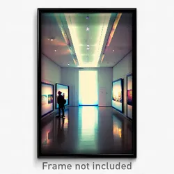 Pixel Art Poster - Well Made Gallery (8 Bit Psychedelic Trippy Video Game Print)